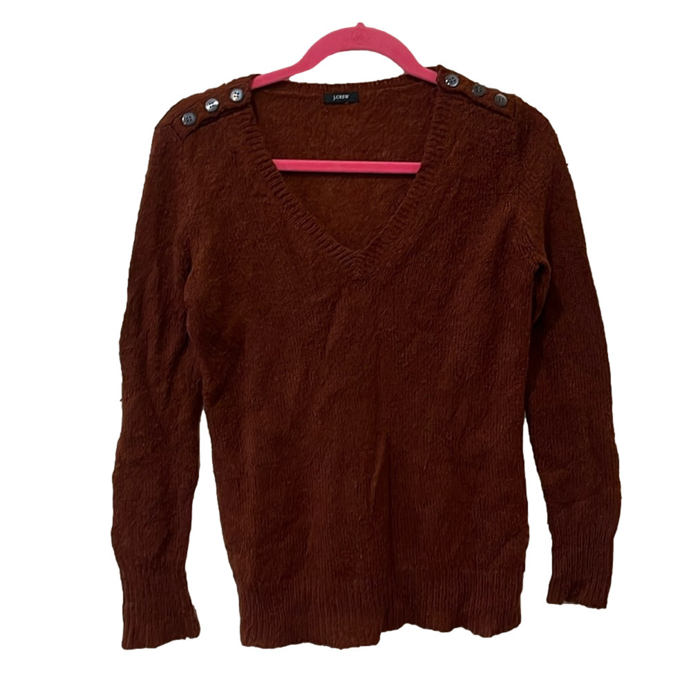 J. crew brown sweater, small 🔵